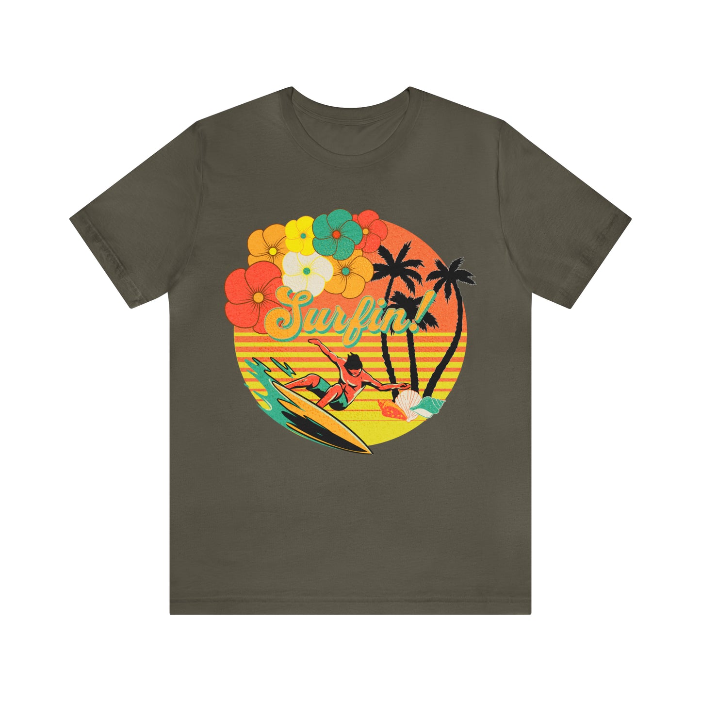 Surfin! Retro Surfing T-Shirt