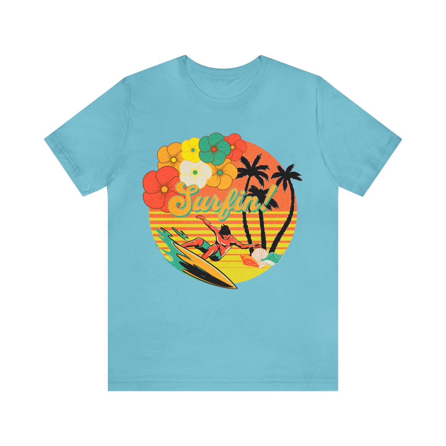 Surfin! Retro Surfing T-Shirt