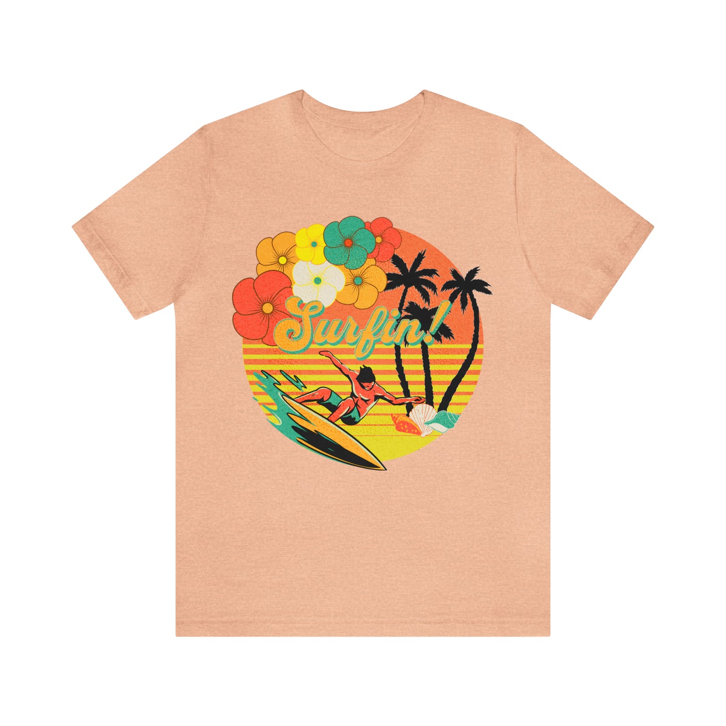 Surfin! Retro Surfing T-Shirt