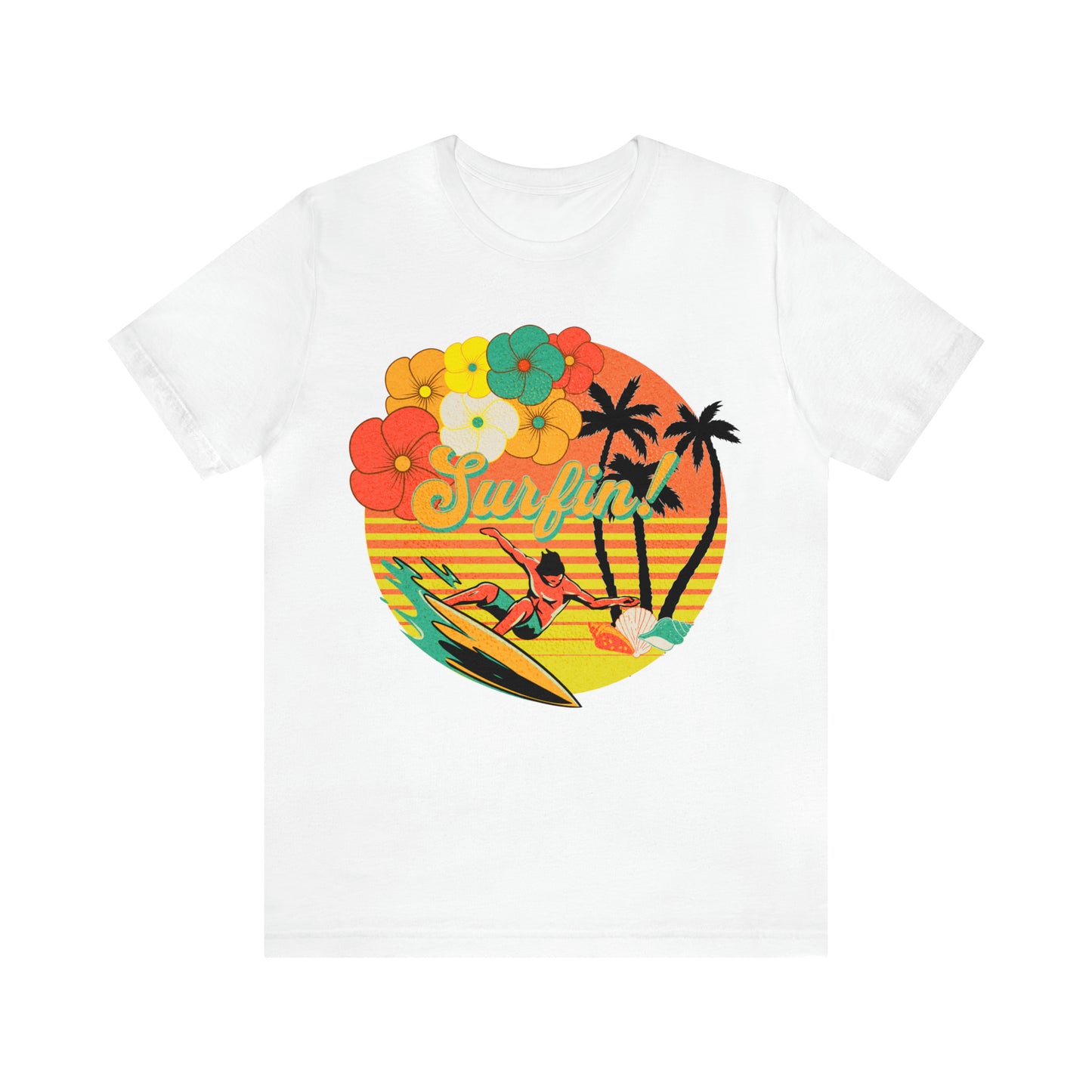 Surfin! Retro Surfing T-Shirt