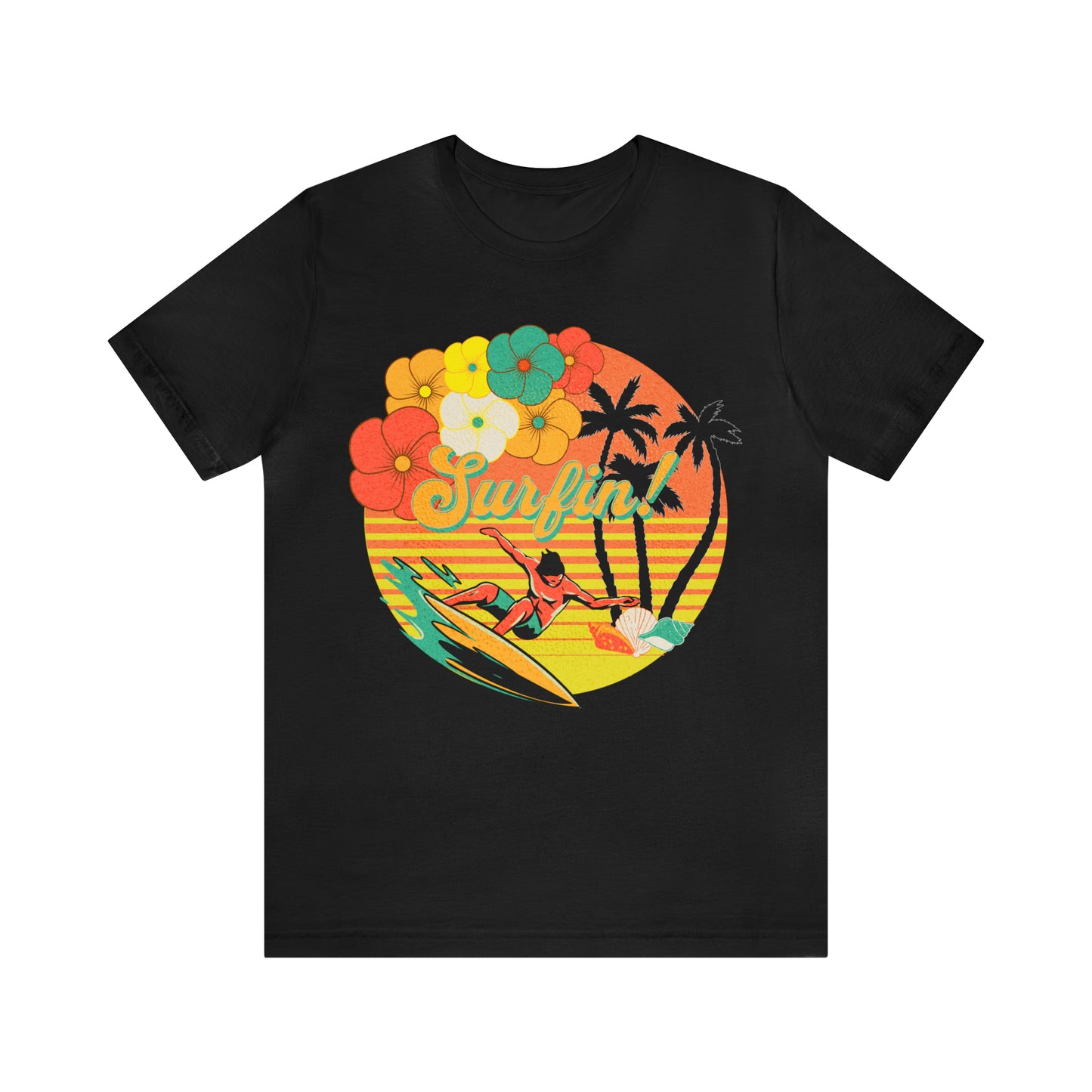 Surfin! Retro Surfing T-Shirt