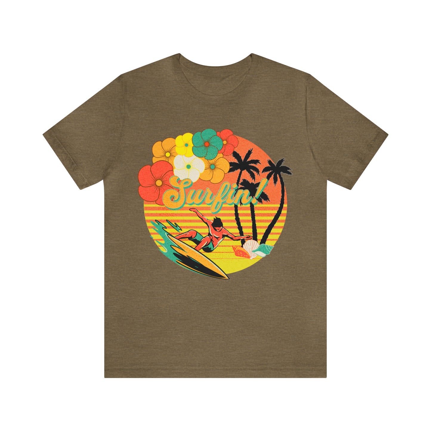 Surfin! Retro Surfing T-Shirt