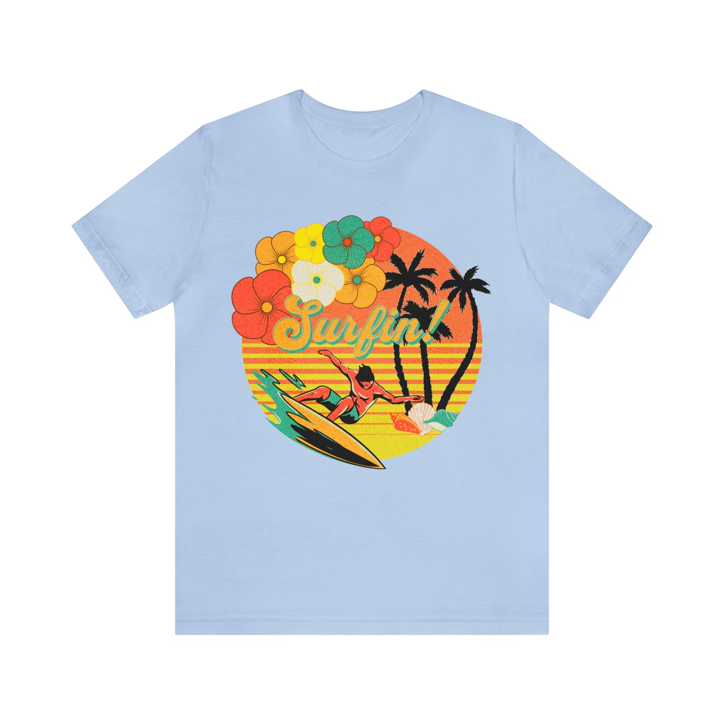 Surfin! Retro Surfing T-Shirt