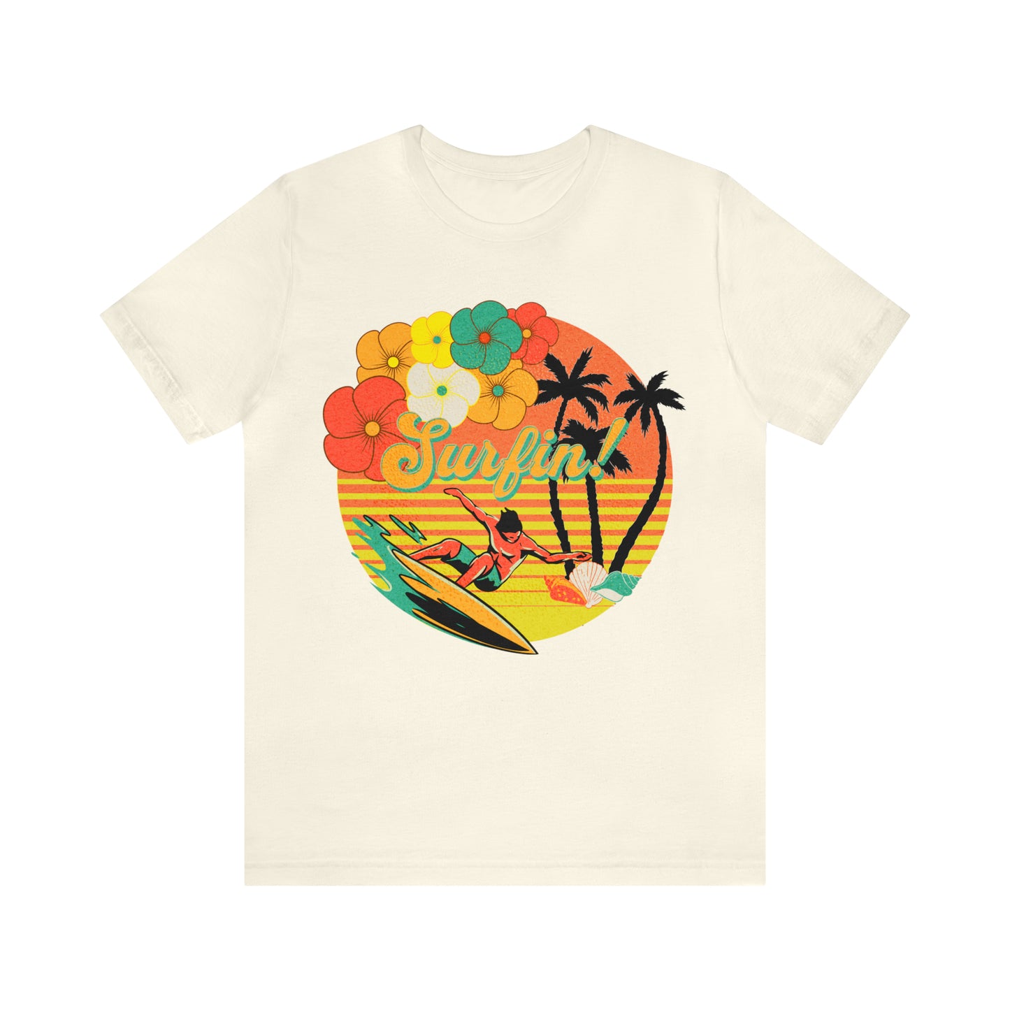 Surfin! Retro Surfing T-Shirt